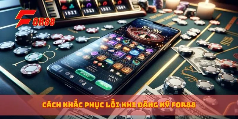 Cách khắc phục lỗi khi đăng ký for88