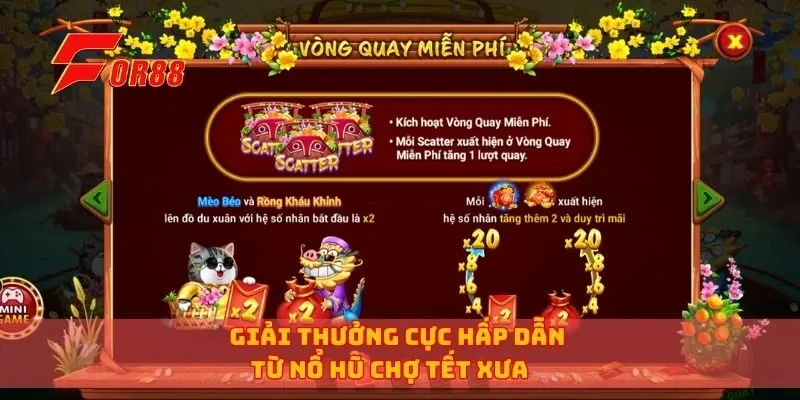Giải thưởng cực hấp dẫn từ nổ hũ chợ tết xưa