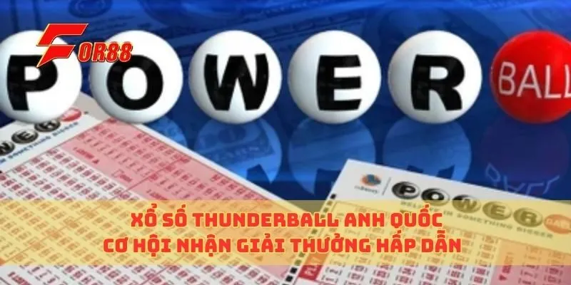Xổ Số Thunderball Anh Quốc Cơ Hội Nhận Giải Thưởng Hấp Dẫn